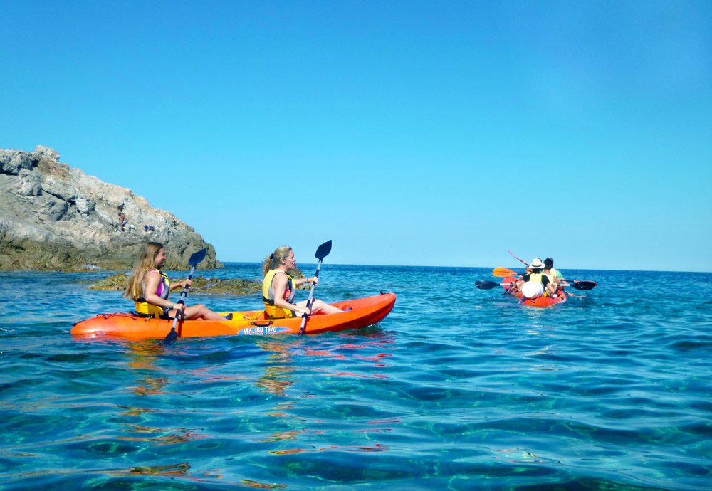 Balade guidée en kayak de mer en Corse